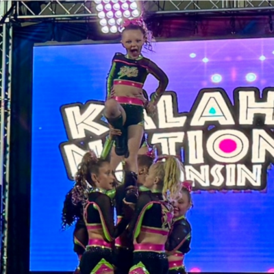 EXA Sports turbo cheerleading team Eau Claire WI